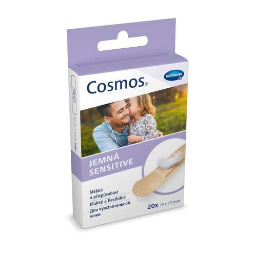 COSMOS Пластырь для чувствительной кожи 19 x 72 mm, 20 шт